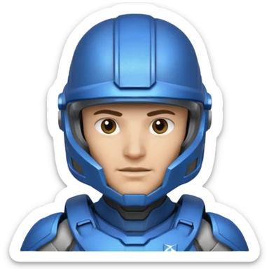 spartan from halo sticker