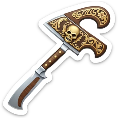 machete barong style  sticker