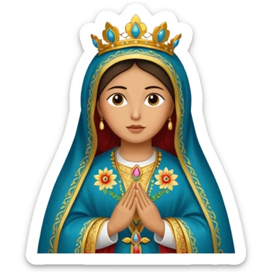 virgen de Santa María de Guadalupe sticker