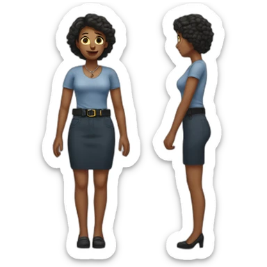 Handcuffed woman sticker