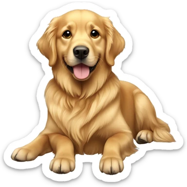 Golden Retriever Golden  sticker