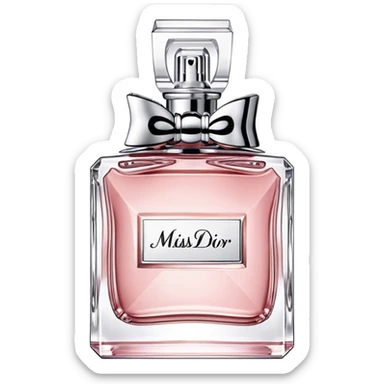 Miss dior perfume sticker