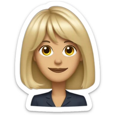 Brigitte Macron sticker