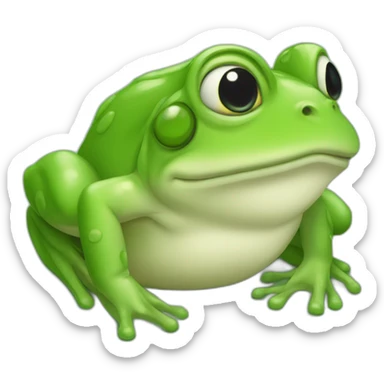 Grenouille calin sticker
