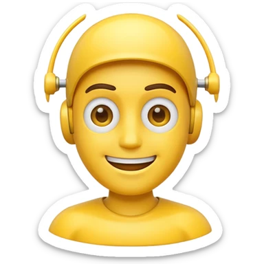 Flash man emoji sticker