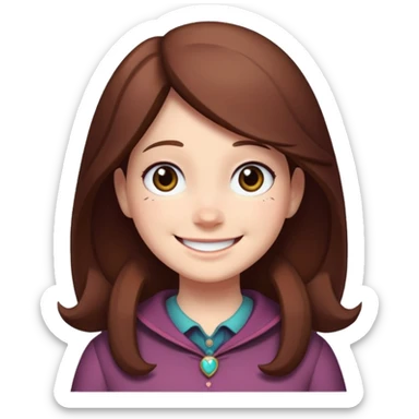 Haz un emoji de Mabel de Gravity falls sticker