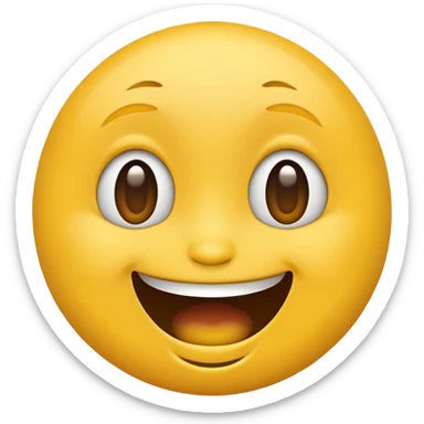 funny face emoji sticker