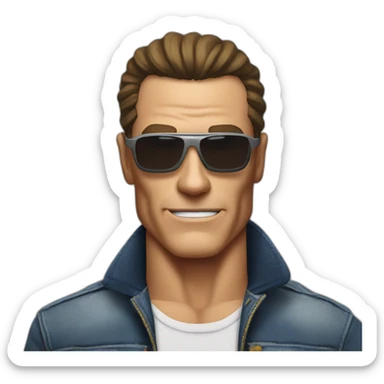 jean claude van damme sticker