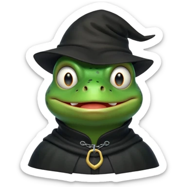 thief frog portrait, head and shoulders only, sly grin, dark cloak collar, mischievous burglar vibe, 3D cartoon, mobile game icon style, clean background, no text, no watermark
 sticker
