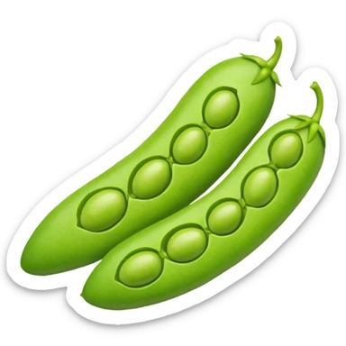 peeled edamame sticker