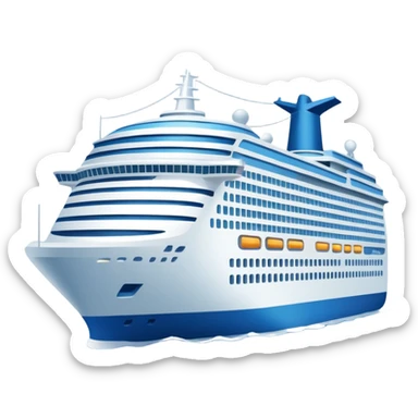 Cruise ship sticker