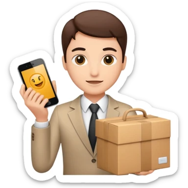 Envios y negocio sticker