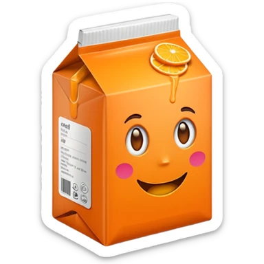 juice tetrapack sticker