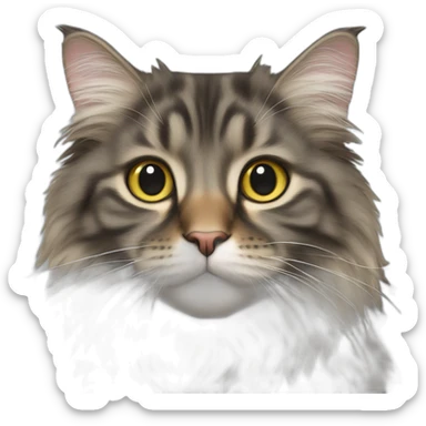 norwegian forest cat sticker