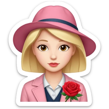 Blackpink-rose sticker