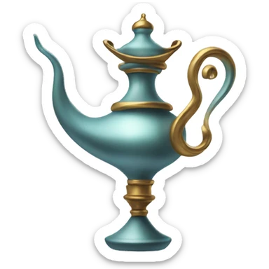 Genie lamp sticker
