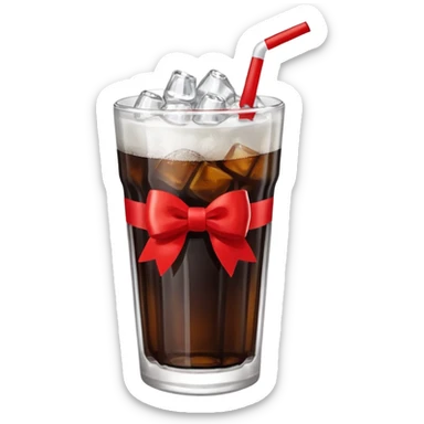 Coca cola Diet coke with small  bow sticker