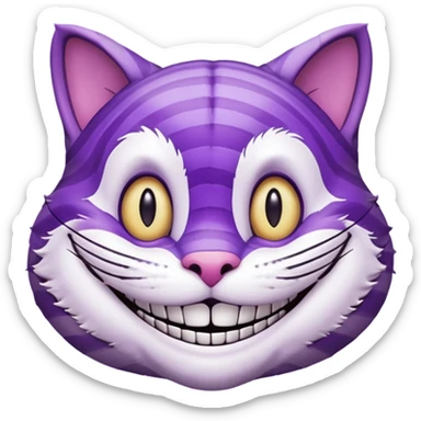 Chat de cheshire sticker