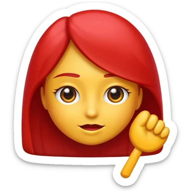 seta sólida vermelha para marcar início de frase sticker