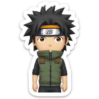 Naruto en colère  sticker