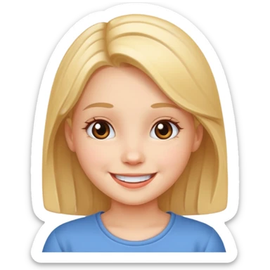 Adorable girly icon sticker