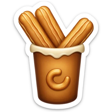 churro, Theme Park Snack. sticker