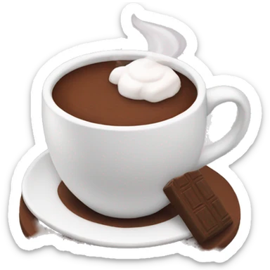 Hot cocoa sticker