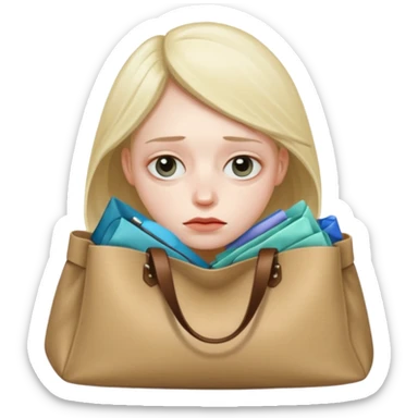 Face with Bags Under Eyes Emoji sticker