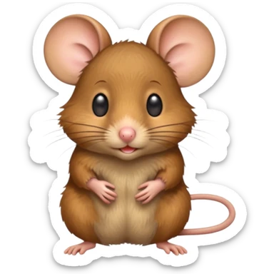 field mouse sticker