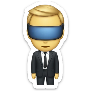 Macron qui embrasse élon musk sticker