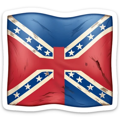  confederate flag emoji sticker