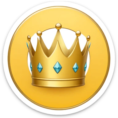 A yellow crown icon centered on a pale yellow circle, with a small ‘Pro’ tag  sticker