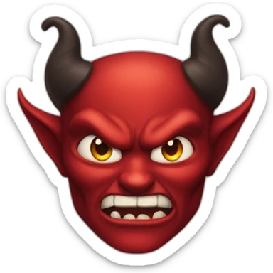 Devil sticker