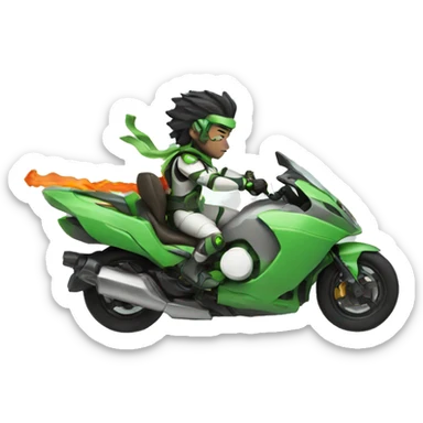 Genji driving sticker