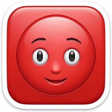 I want an emoji of the word "AI" in red writing sticker