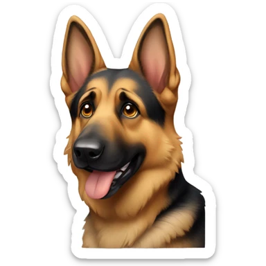 German shepherd  sticker