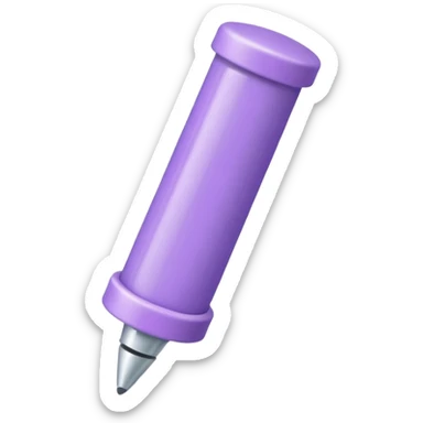 lilac push pin sticker