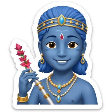Krishna emoji sticker