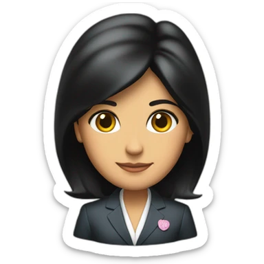 Nikki haley, business suit sticker