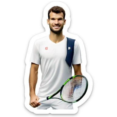 grigor dimitrov à wimbledon  sticker