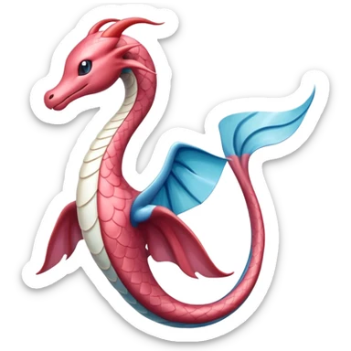 Milotic-Dragonair-hybrid, full body sticker