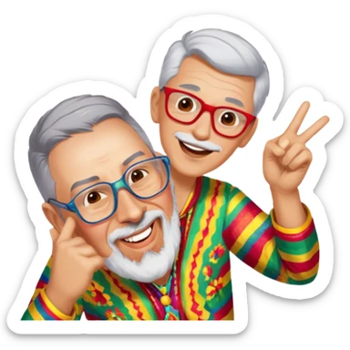 Joyful Reveler sticker