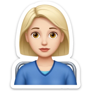 disabled woman sticker