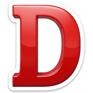 Ayudame hacer un emoji como este 🅰️ pero con la letra D sticker