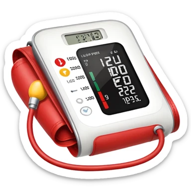 blood pressure cuff sticker