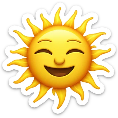 Sun sticker