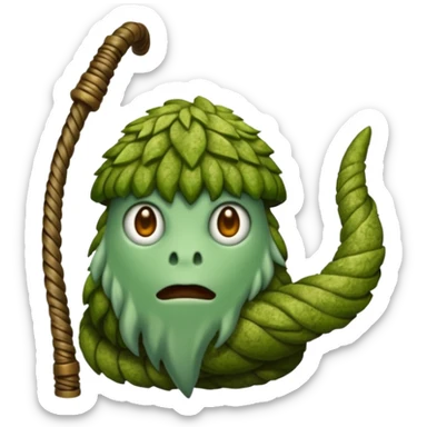 earth elemental lmoss green ong whip sticker