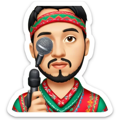 Colorful Singer sticker