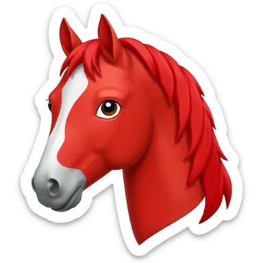 КОНЬ КРАСНЫЙ HC SKA sticker