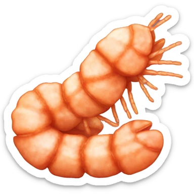 Breaded shrimp sticker